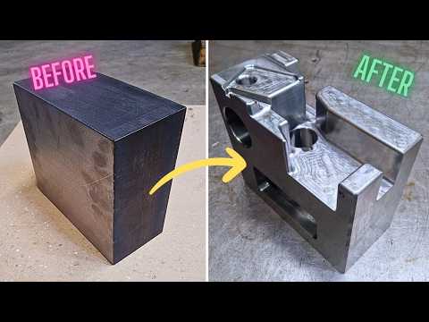 Milling of a steel component (cnc milling)