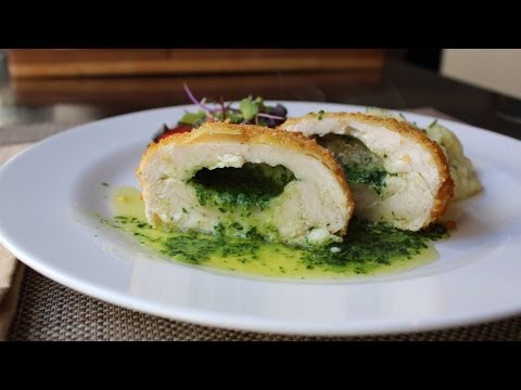 Chicken Kiev - Crispy Chicken Breast Stuffed with Garlic Butter Sauce - How to Make Chicken Kiev