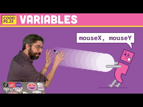 2.1: Variables in p5.js (mouseX, mouseY) - p5.js Tutorial