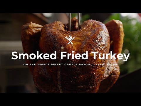 Smoked & Deep Fried Turkey | Crispy Outside, Juicy Inside