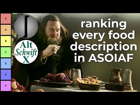 Ranking every food description in ASOIAF with Glidus 🍖🧀🍽️