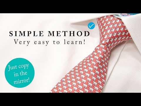 How to Tie a Tie - The Half Windsor Tie Knot (Mirrored / Slow / Beginners)