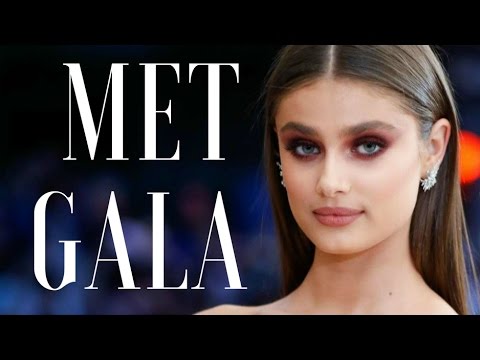 Taylor Hill at the Met Gala (ft. Hailey Baldwin)