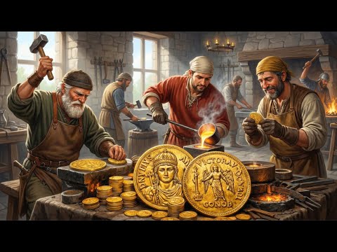 Inside the Byzantine Solidus Factory: Why Gold Stayed Trusted as the Empire Declined (Full Process)