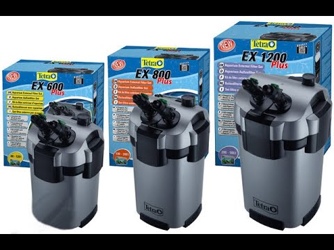 Запуск внешнего фильтра TETRA в аквариумах и акватеррариумах.