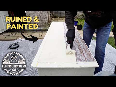 They destroyed it and covered with paint to hide it.  Unbelievable restoration.