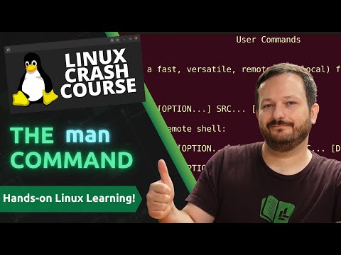 Linux Crash Course - Learn The "man" Command