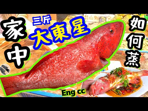 休漁期後🐟見到大魚點蒸好🤔職人大魚蒸冇技巧👋🏻一生受用🌟喜歡食譜請點讚/留言/分享💞 中英文字幕🍀