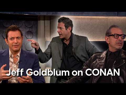 Jeff Goldblum on CONAN - A Compilation