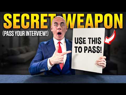 MY #1 SECRET WEAPON FOR PASSING ANY JOB INTERVIEW! (Powerful Insider Tip!)