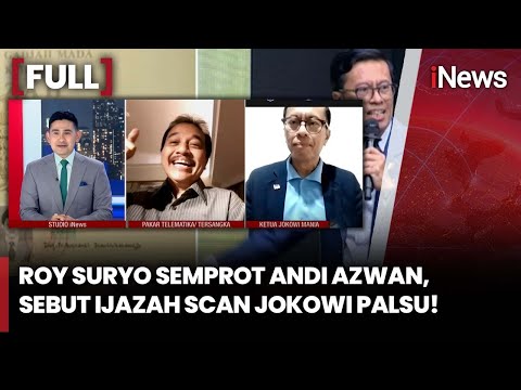 Ijazah Asli Jokowi Dibilang 'Editan', Roy Suryo & Andi Azwan Adu Mulut | iNews Room 22/11