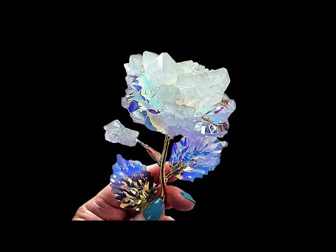 #1932 OMG! I Grew An Alum Crystal Rose In Only 12 Hours