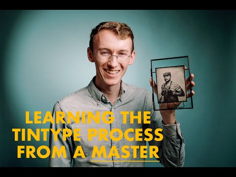 Learning the Tin Type Wet Plate Photo Process from a Master!