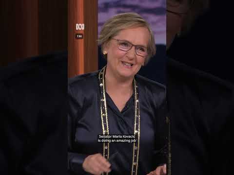 Tim Wilson whips out his phone on 7.30 | 7.30