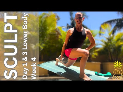 10 Rep Leg Challenge  Build Lower Body Strength at Home SCULPT Week 4