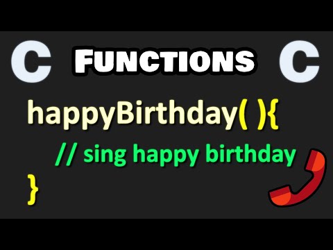 Functions in C are easy! 📞