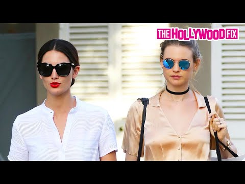 Lily Aldridge & Pregnant Behati Prinsloo Speaks On Her Baby With Adam Levine While Shopping In WeHo