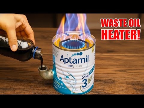 Millions Don’t Know This! DIY 3-in-1 Waste Oil Heater – Hidden Free Energy for Winter 2025 🔥