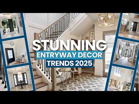 Stunning Entryway Decor Trends 2025 | Hallway Wall Art | Elegant Console Table Ideas
