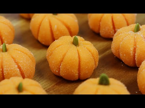 How to Make Cute & Delicious Condensed Milk Pumpkin Truffle!