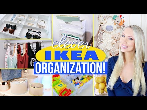 22 Clever IKEA Organization Ideas!