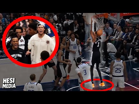 He’s Not Human | NBA Players React to Wemby’s New Look