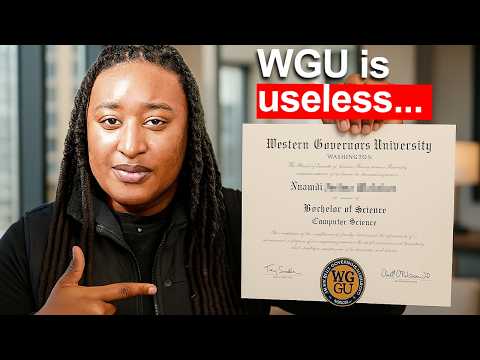 Why The WGU Cyber Degree Is USELESS (don't do it...)