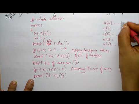 arrays in c programming | One Dimensional | Compile Time |  C Programming | Lec-32