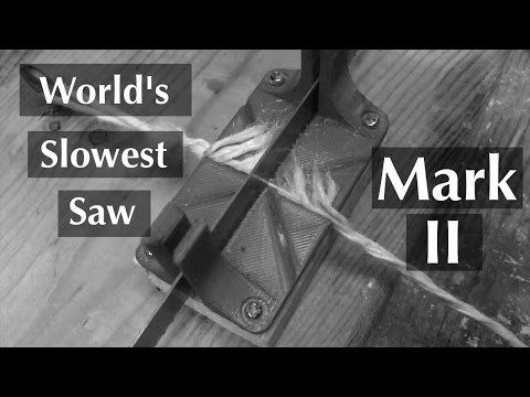 World's Slowest Saw - Pointless Features and Viewer Suggestions