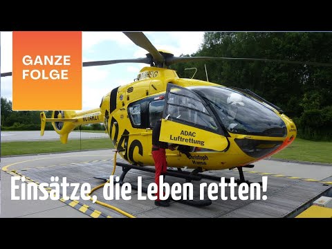 Hubschrauber-Rettung LIVE: Autobahnunfall, Schlaganfall & Notfälle