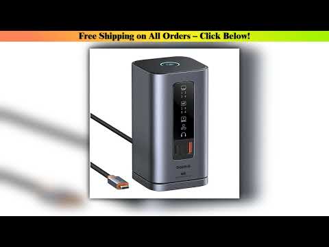 Baseus USB C Hub to DP 4K@60Hz HDMI DisplayPort 11-IN-1 Docking Station Triple Display RJ45 PD