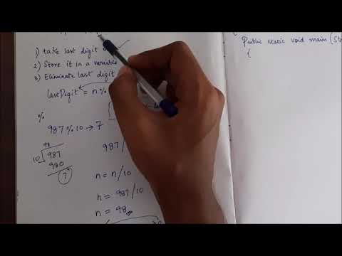 Finding Reverse of a Number | Java | Detailed Explanation