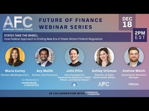 The Future of Finance Webinar Series | States Take the Wheel