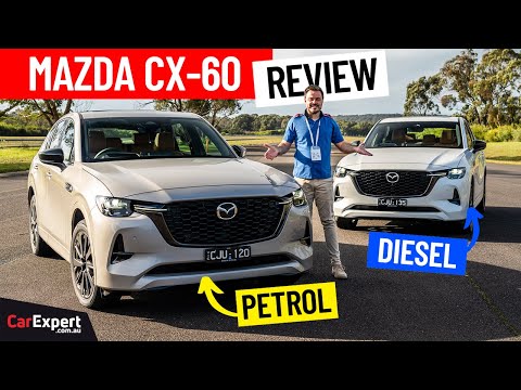 2024 Mazda CX-60 review: petrol vs diesel (inc. 0-100, braking & autonomy!)
