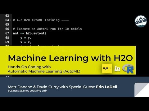 Automatic Machine Learning with H2O AutoML | Learning Lab