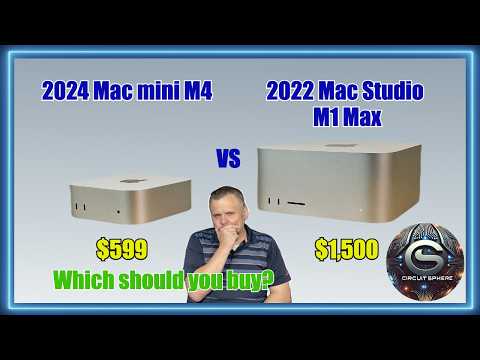 2024 Mac Mini M4 vs 2022 Mac Studio M1 Max – Which Should You Buy?