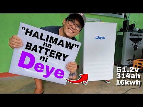 SE-F16L DEYE BATTERY HALIMAW SA LAKI AT LAKAS 314ah 16kwh BATTERY 51.2v
