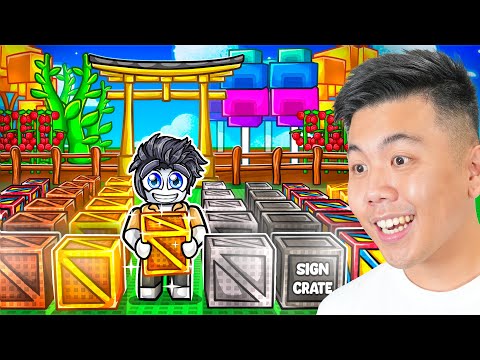 I Bought 100 Cosmetic CRATES on Grow a Garden! (Roblox)