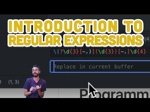 2.1: Introduction to Regular Expressions - Programming with Text