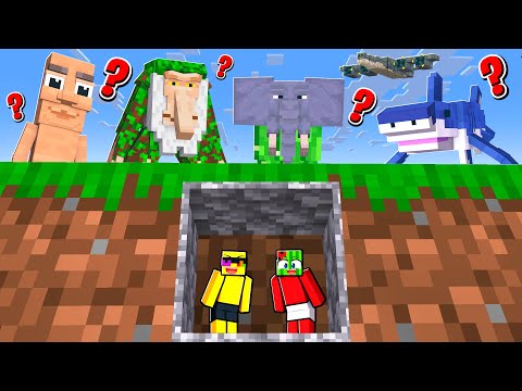 There's Brainrot Builds in My Minecraft World