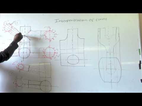 GENERAL  DRAUGHTING - INTERPENETRATION OF CURVES