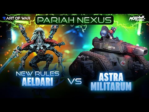 Codex Aeldari vs Codex Astra Militarum Competitive 40k Battle Report