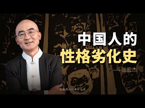 张宏杰：从春秋到明清——中国人的性格历史 | 国民性 | 性格演变史 | AI朗读