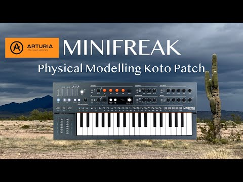 Making realistic sounding plucked patches on the Arturia MiniFreak using the comb filter.