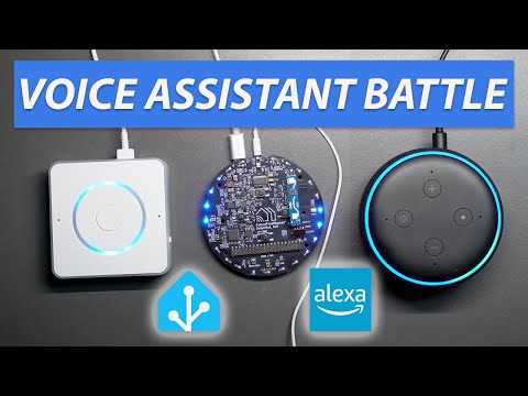 Private vs. Cloud Voice Assistants (Home Assistant Voice, Satellite 1, Amazon Echo)