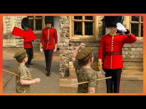BEST REACTION: Rare Moments Royal Guards Break Character 😆