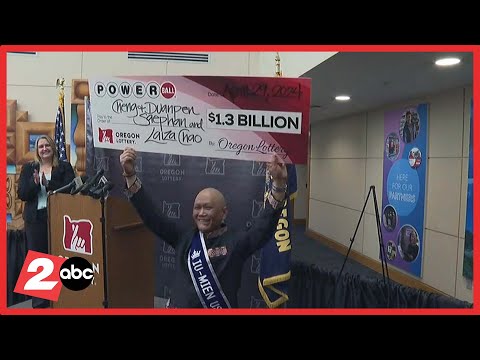 WATCH: Oregon's $1.3 billion Powerball winner announced
