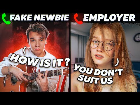 Professional GUITARIST Pretends To Be a NEWBIE AT JOB INTERVIEW #1