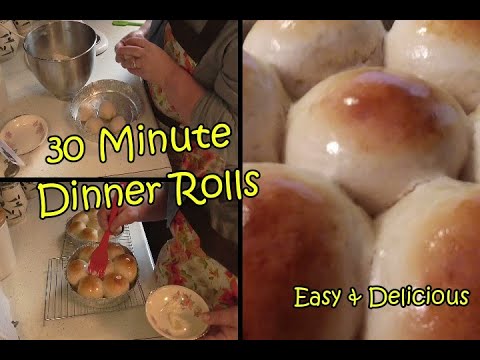 30 Minute Dinner Rolls | Easy & Delicious
