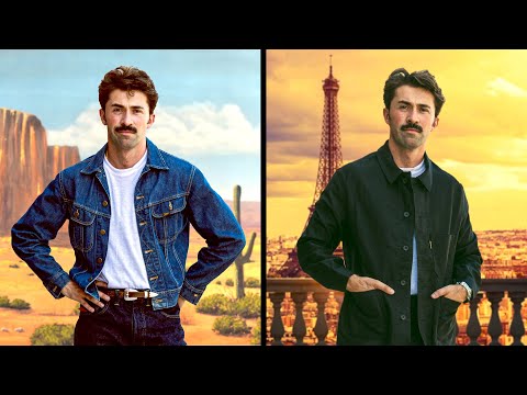 American vs French Workwear